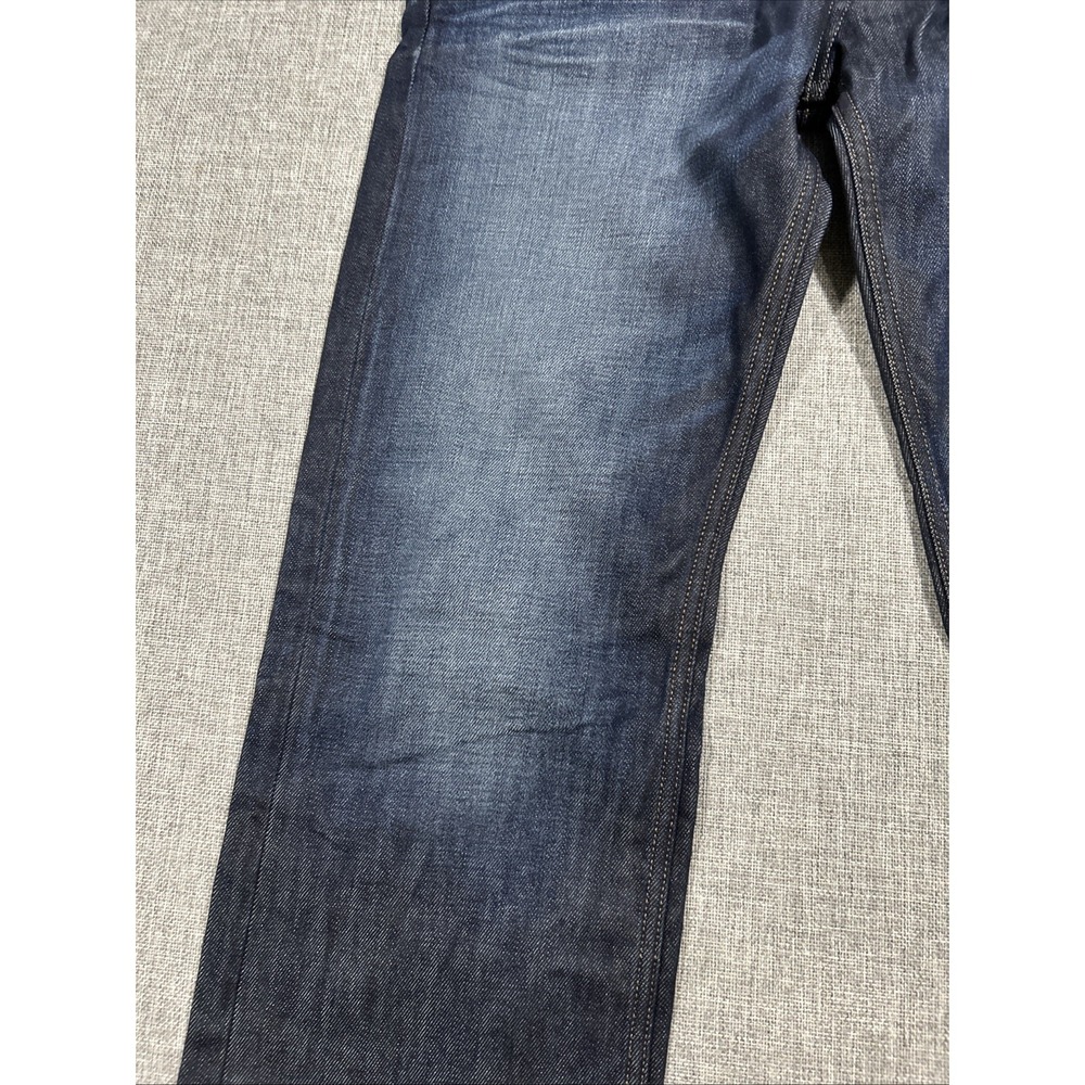 Diesel Larkee Jeans Mens 31x32 Relaxed Button Fly Romania 0073N Straight Denim - Picture 6 of 16